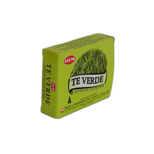 Yeşil Çay Kokulu 10 Konik Tütsü - Green Tea Incense Cones - 2