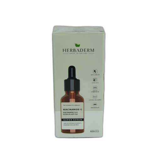 Superserum Niacinamide ve Glikolik Asitli Leke ve Kırışıklık Karşıtı Yüz Serumu 30 ML - 1
