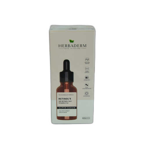 Superserum Saf Retinol E Vitaminli Yaşlanma Karşıtı Yoğun Bakım Yüz Serumu 30 ML - 1