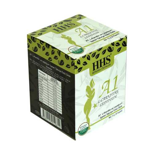 A1 L-Carnitine Lepidium Bitkisel 30 Kapsül X 12 Adet - 3