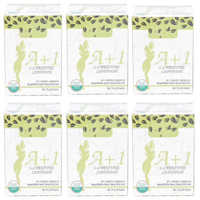 A1 L-Carnitine Lepidium Bitkisel 30 Kapsül X 6 Adet - 7
