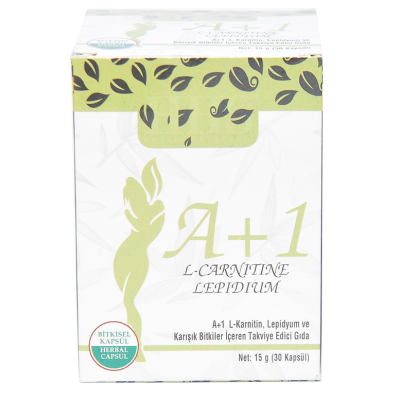 A1 L-Carnitine Lepidium Bitkisel 30 Kapsül X 60 Adet - 7