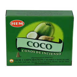 Hindistan Cevizi Kokulu 10 Konik Tütsü - Coconut