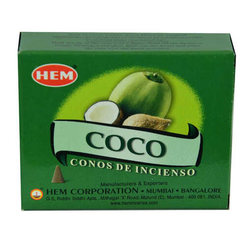 Hindistan Cevizi Kokulu 10 Konik Tütsü - Coconut - 1