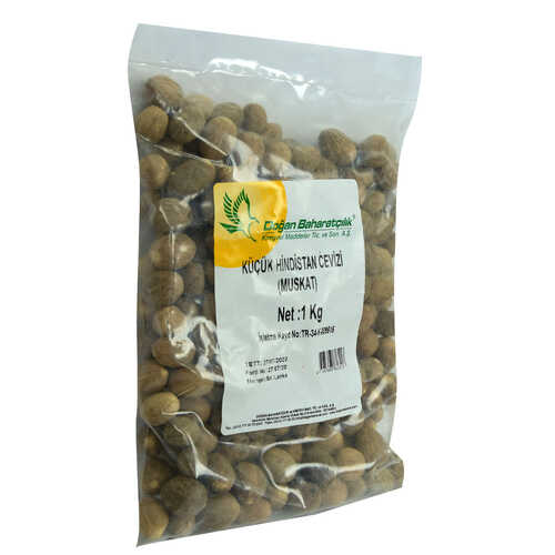 Hint Cevizi Muskat Küçük Hindistan Cevizi Doğal 1000 gr Paket - 4
