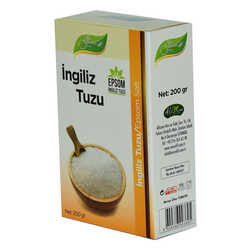 İngiliz Tuzu Yenilebilir Epsom Salt Magzenyum Sülfat 200 Gr (1)