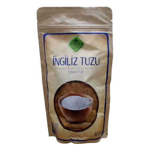 İngiliz Tuzu Yenilebilir Epsom Salt Magzenyum Sülfat 400 Gr - 1