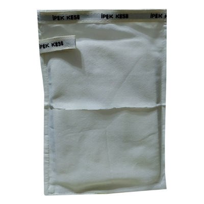 İpek Hassas Cilt İçin Banyo Kesesi Beyaz 16X25 - 1