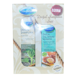 Isırgan Şampuan 250 ML + Argan Yağlı Saç Maskesi 150 ML (1)