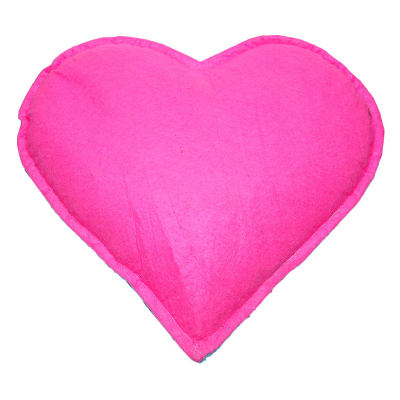 Kalp Desenli Doğal Kaya Tuzu Yastığı Yeşil - Pembe 2-3 Kg - 4