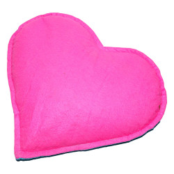 Kalp Desenli Doğal Kaya Tuzu Yastığı Yeşil - Pembe 2-3 Kg - 6