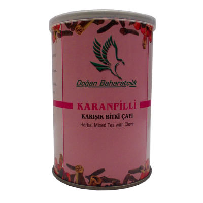 Karanfilli Karışık Bitkisel Çay 100 Gr Teneke Kutu - 1