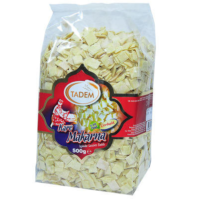 Doğal Ev Kare Makarna 500Gr - 3