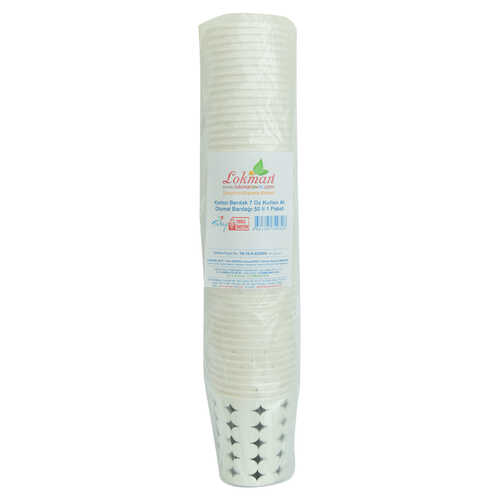 Karton Bardak 7 Oz Kullan At Çay Kahve Sıcak Kağıt Otomat Bardağı 50 li 1 Paket - 2