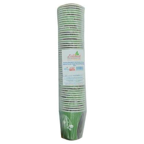 Karton Bardak 8 Oz Kullan At Çay Kahve Sıcak Kağıt Otomat Bardağı 50 li 1 Paket - 2