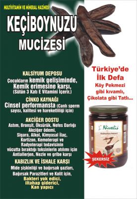 Keçiboynuzu Özü Harnup Özü Cam Kavanoz 800 Gr - 4