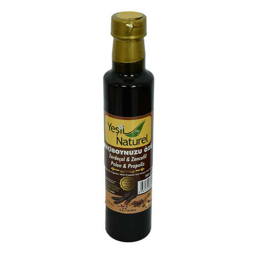 Keçiboynuzu Özü Zerdeçal Zencefil Polen Propolis Karışımı Cam Şişe 360 Gr - 1