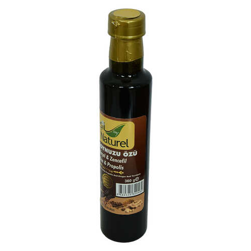Keçiboynuzu Özü Zerdeçal Zencefil Polen Propolis Karışımı Cam Şişe 360 Gr - 3