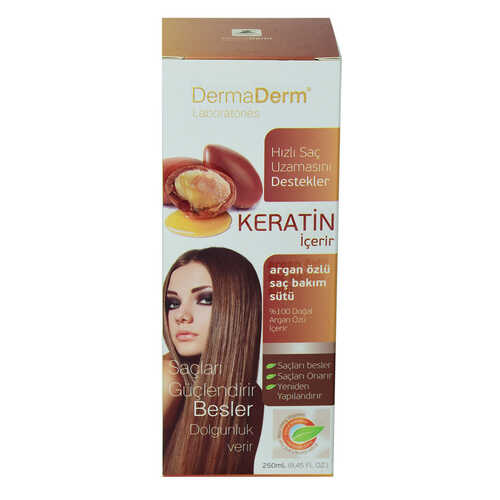 Keratinli Argan Özlü Saç Bakım Sütü Hızlı Saç Uzamasına Etkili 250 ML - 2