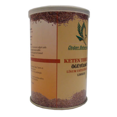 Keten Tohumu Öğütülmüş Doğal 150 Gr Teneke Kutu - 3