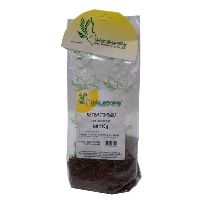 Keten Tohumu Tane Doğal 100 Gr Paket - 1