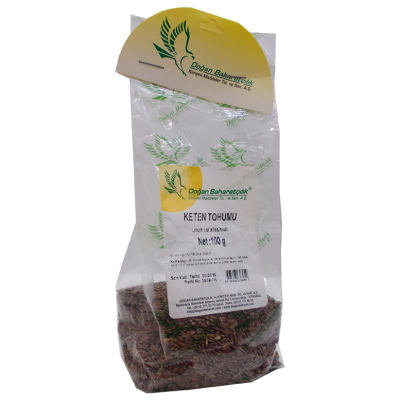 Keten Tohumu Tane Doğal 100 Gr Paket - 3