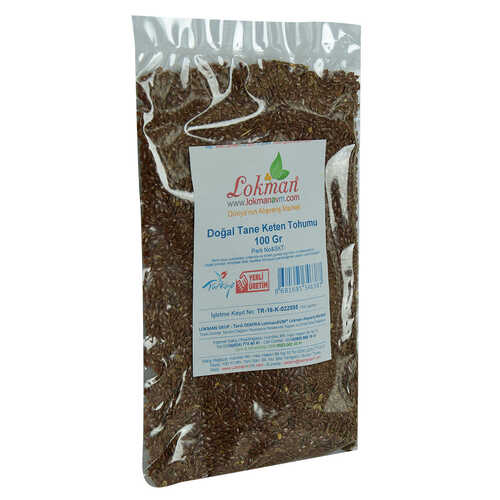 Keten Tohumu Tane Doğal 100 Gr Paket - 3
