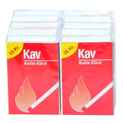 Kibrit 10 Paket (Ortalama 40 Çöp X 10 Paket) - 1