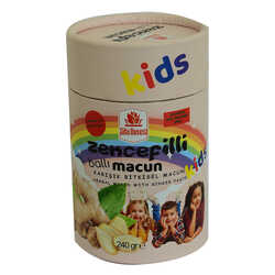Kids Zencefilli Ballı Bitkisel Karışım Macunu Çocuklara Özel 240 Gr (1)