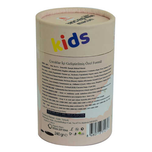 Kids Zencefilli Ballı Bitkisel Karışım Macunu Çocuklara Özel 240 Gr - 3