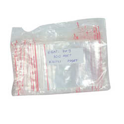 Kilitli Naylon Torba Poşet 7X9 Cm Şeffaf 100 Adet 1 Paket (1)
