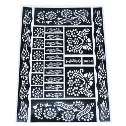 Kına Şablonu 25x18 2020-C