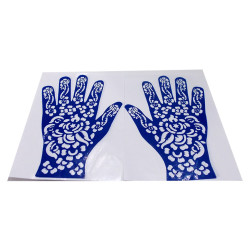 Kına Şablonu El Deseni 03