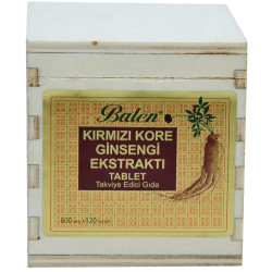 Kırmızı Kore Ginsengi Ekstraktı 120 Tablet (1)