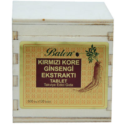 Kırmızı Kore Ginsengi Ekstraktı 120 Tablet - 2
