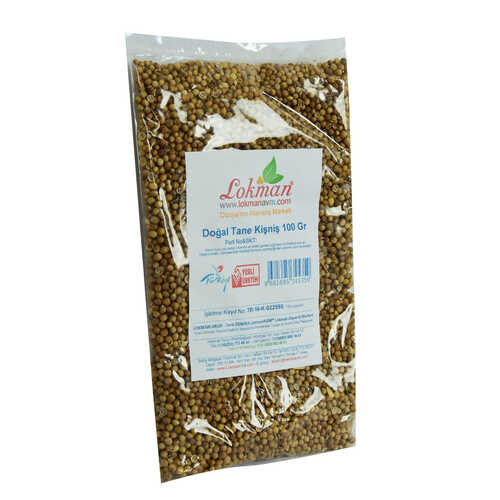 Kişniş Doğal Tane 100 Gr Paket - 4