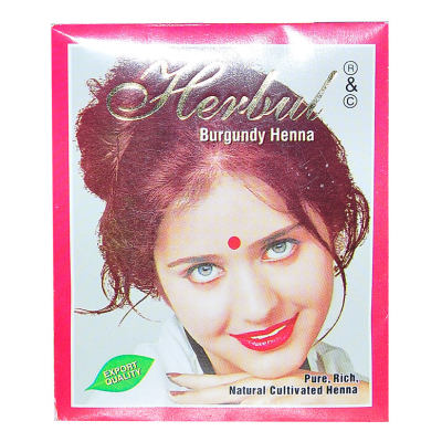 Kızıl Hint Kınası (Burgundy Henna) 10 Gr Paket - 1