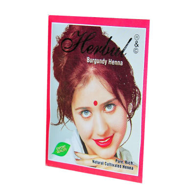 Kızıl Hint Kınası (Burgundy Henna) 10 Gr Paket - 2