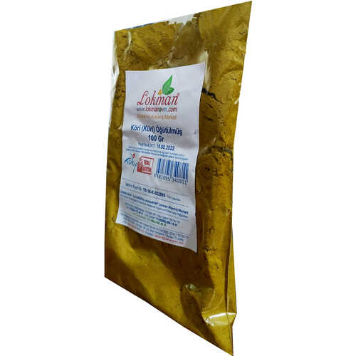 Köri Öğütülmüş Baharat Karışımı Küri Curry 100 Gr Paket - 3
