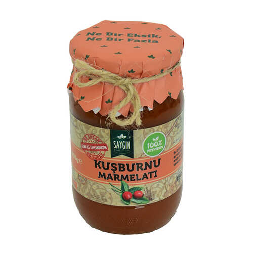 Kuşburnu Marmelatı Şekersiz Cam Kavanoz 400 Gr - 1