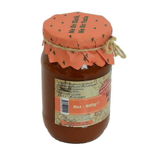 Kuşburnu Marmelatı Şekersiz Cam Kavanoz 400 Gr - 2