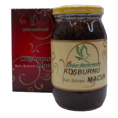 Kuşburnulu Ballı Bitkisel Karışım Cam Kavanoz 450 Gr - 4