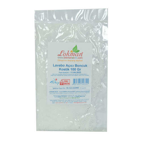 Lavabo Açıcı Boncuk Kostik 100 Gr Paket - 1