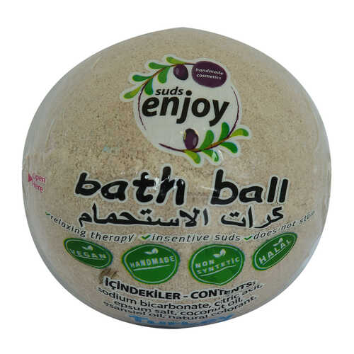 Lavantalı El Yapımı Banyo Küvet Topu Sabunu Mor 90-120 Gr - 1