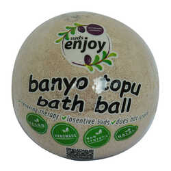 Lavantalı El Yapımı Banyo Küvet Topu Sabunu Mor 90-120 Gr (1)