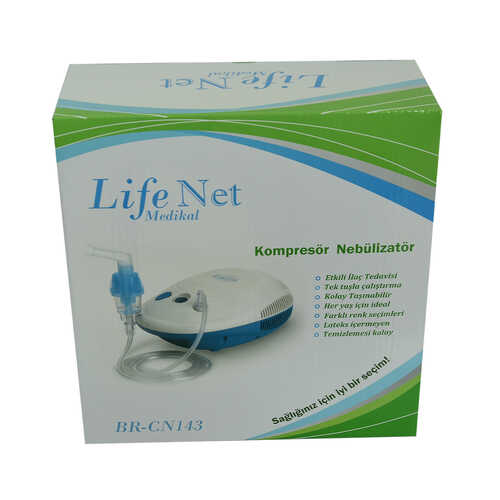Kompresörlü Nebülizatör Maskeli Buhar Cihazı BR-CN143 - 1
