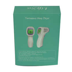 Temassız Ateş Ölçer Kızıl Ötesi Vücut ve Alından Termometre Pilli LX-314 - 3
