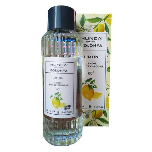 Limon Kolonyası 80 Derece Cam Şişe 250 ML -  Eau De Cologne - 2