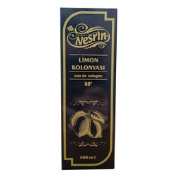 Limon Kolonyası 80 Derece Pet Şişe Kutulu 400 ML -  Eau De Cologne - 3