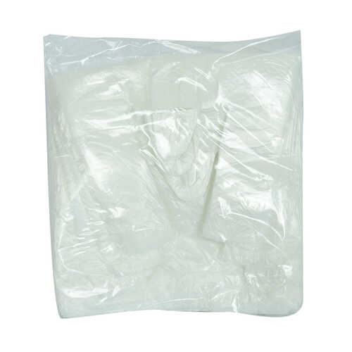 Ekonomik Küçük Boy Atlet Hışır Poşet 38X22 Cm İnce Beyaz 250 Adet 1 Paket - 1